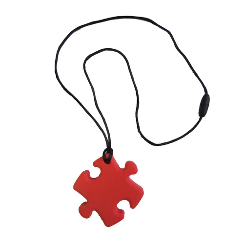 Pendentif - casse-tête rouge