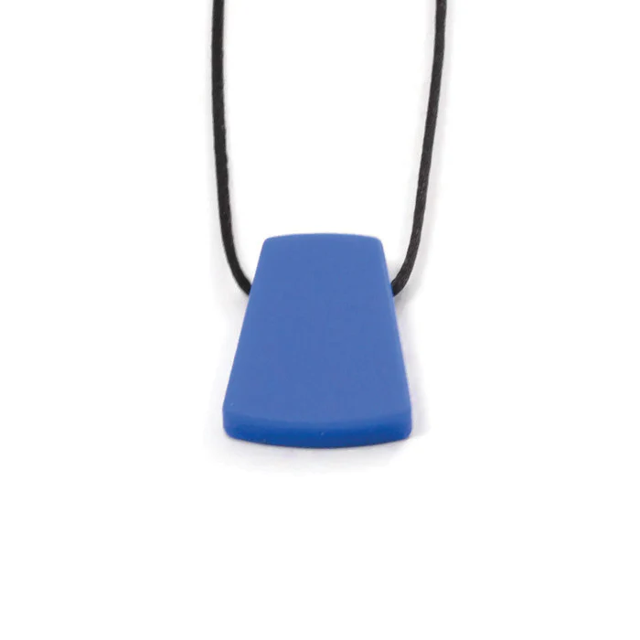 Pendentif - géo bleu