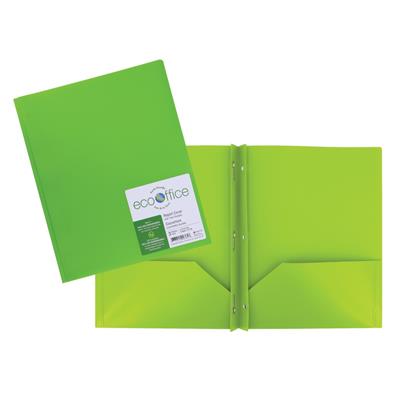 COUV. POCH. ATT. POLY VERT LIME
