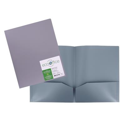 COUV. PRÉS 2 POCH POLY GRIS