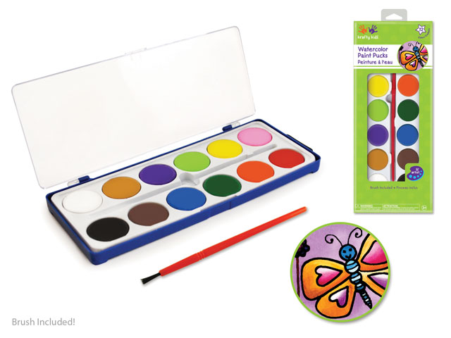 Peinture à l'eau 12 couleurs