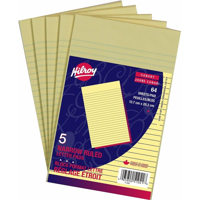 Image Bloc de papier canari