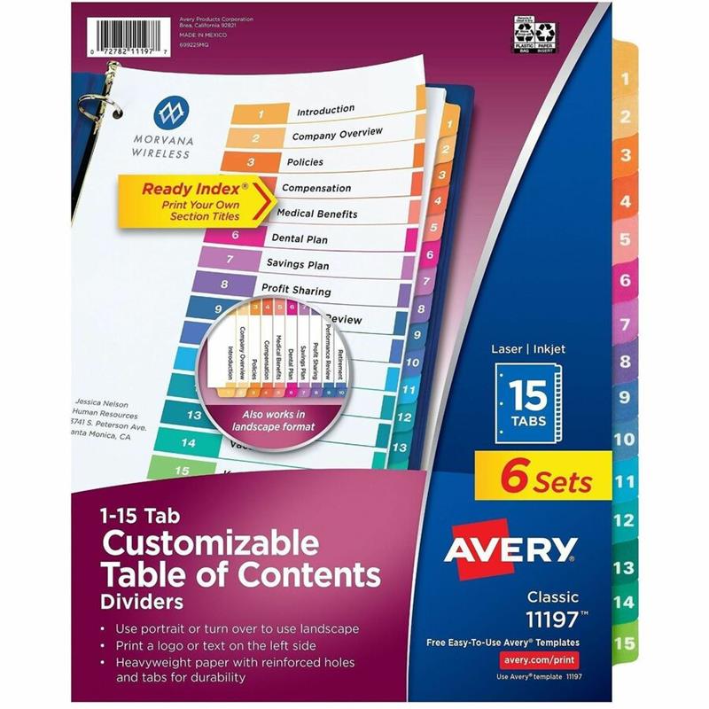 Image Intercalaires Ready Index®