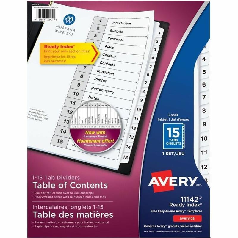 Image Intercalaires Ready Index®