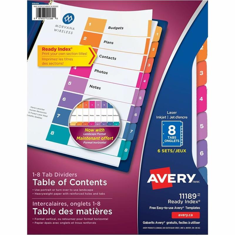 Image Intercalaires Ready Index®