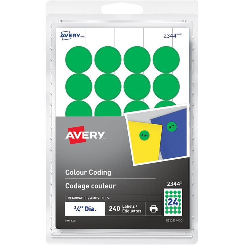 Image Étiquettes de codage couleur autoadhésives