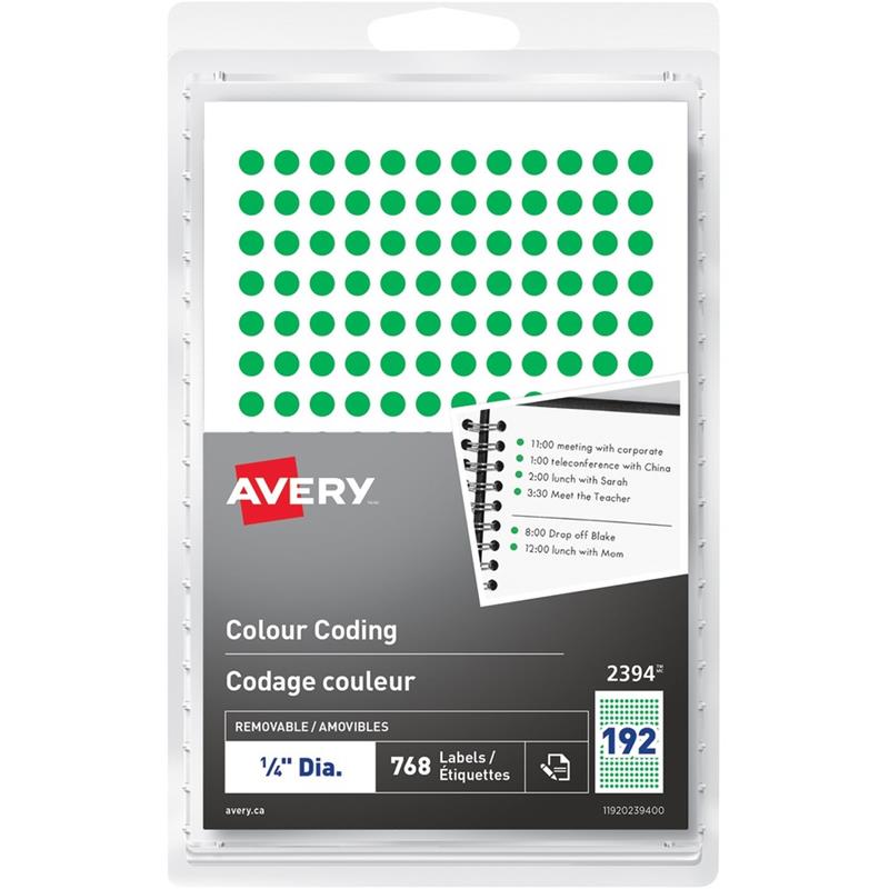 Image Étiquettes de codage couleur autoadhésives