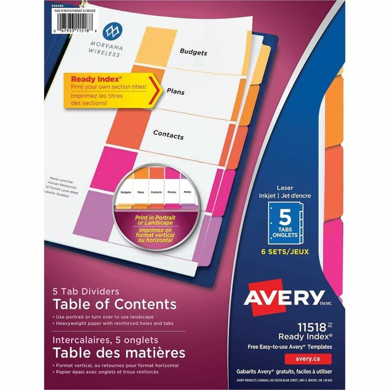 Image Intercalaires Ready Index®