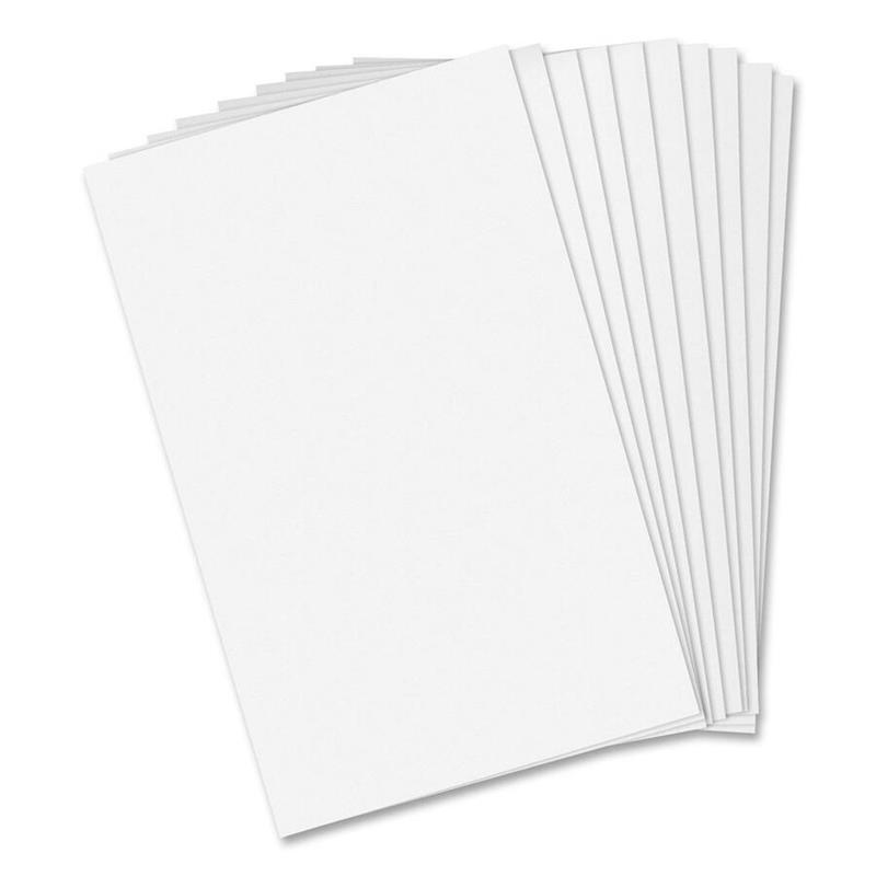 Image Bloc de papier blanc uni
