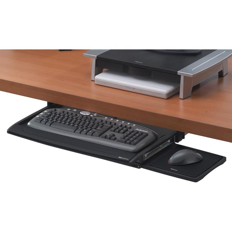 Image Tiroir à clavier avec repose-poignets