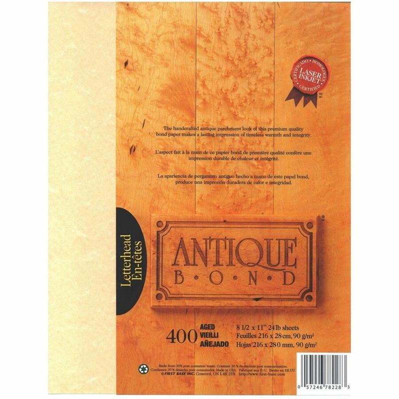 Image Papier Antique Bond