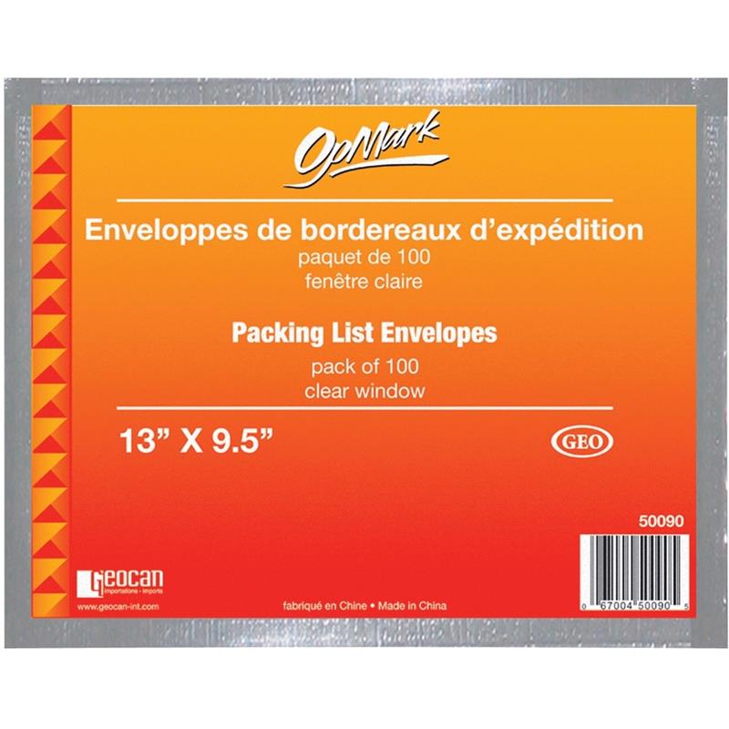 Image Packing Slip Envelope